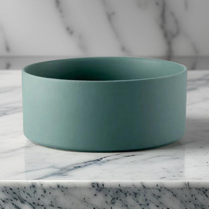green ceraframe bowl for cats