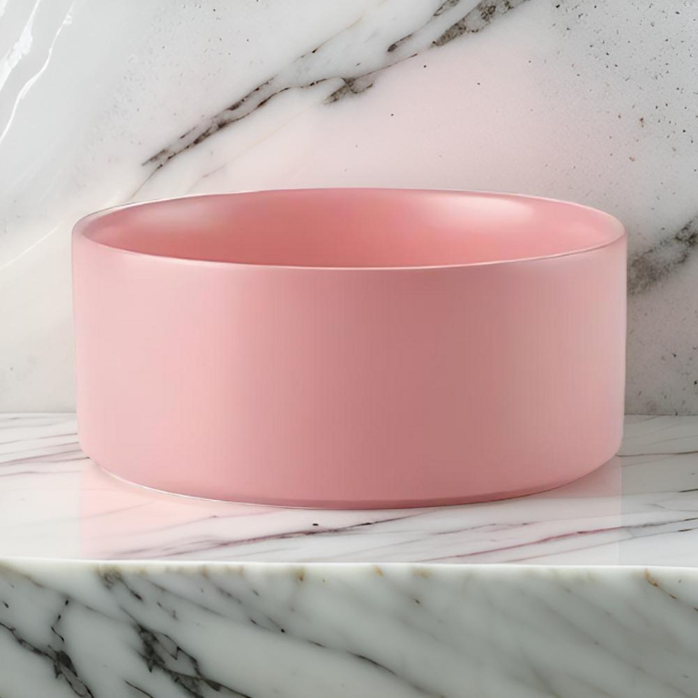 pink ceraframe bowl for cats